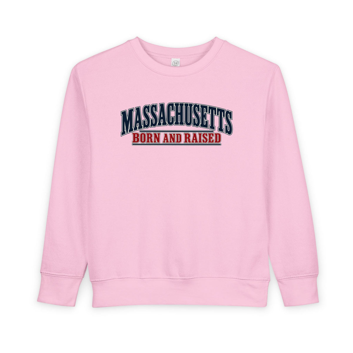 Massachusetts Born and Raised Premium New England Unisex Toddler Sweatshirt