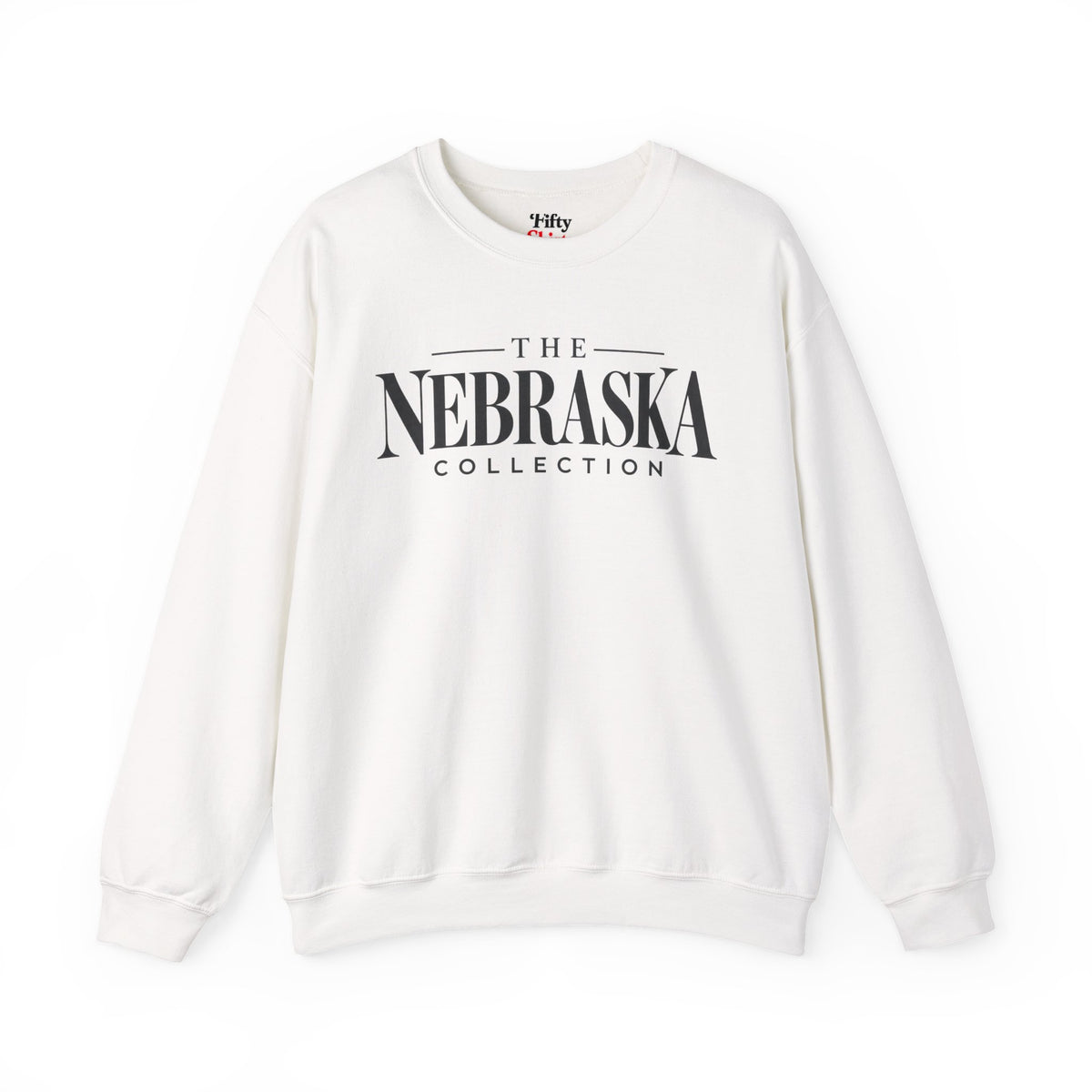 The Nebraska Collection Unisex Crewneck Sweatshirt State Name Graphic