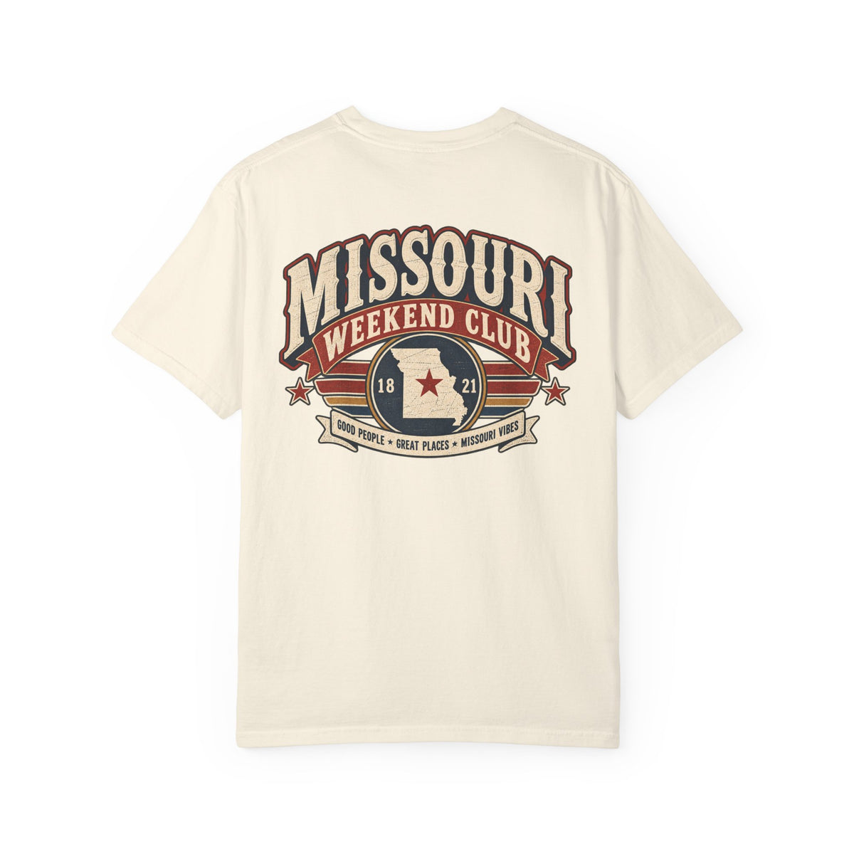 Missouri Weekend Club Unisex Comfort Color 1717 Streetwear Graphic Tee