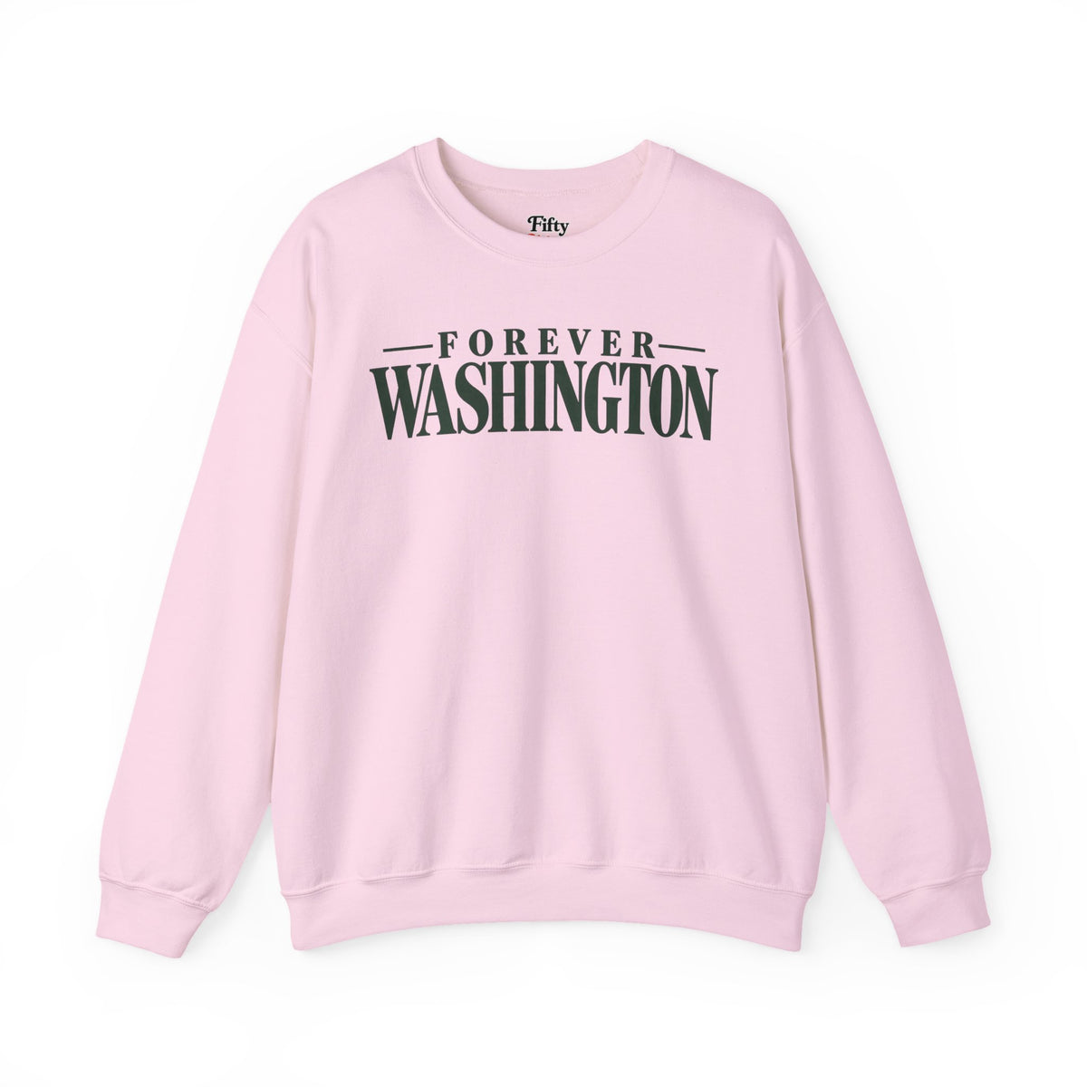 Forever Washington Unisex Crewneck Sweatshirt State Name Graphic