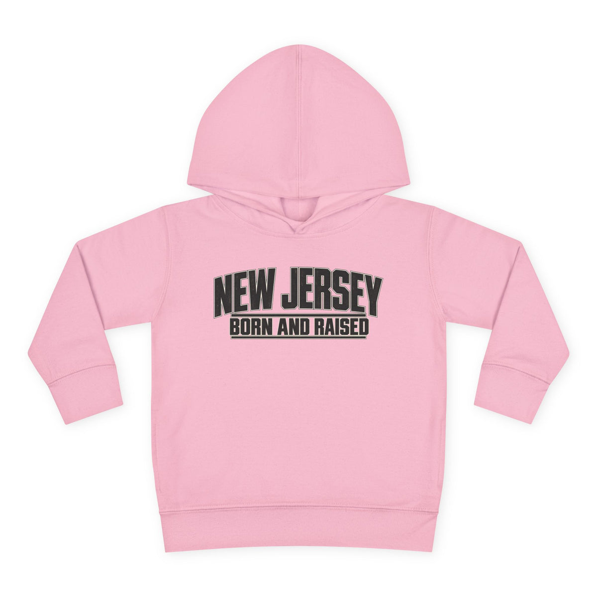 New Jersey Born and Raised Modern Streetwear Unisex Toddler Pullover Fleece Hoodie