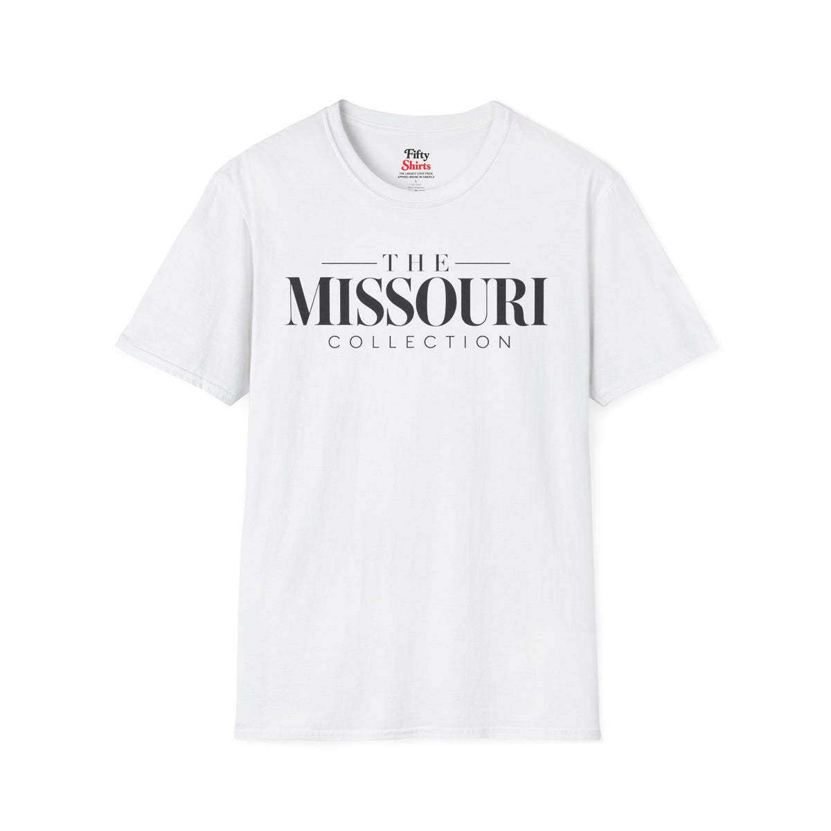 The Missouri Collection Unisex Softstyle T Shirt State Name Graphic Tee