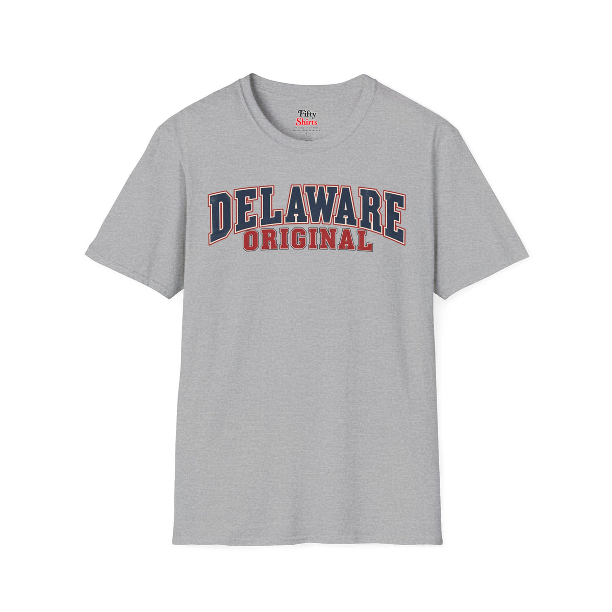 Delaware Original Unisex Softstyle T Shirt State Name Graphic Tee