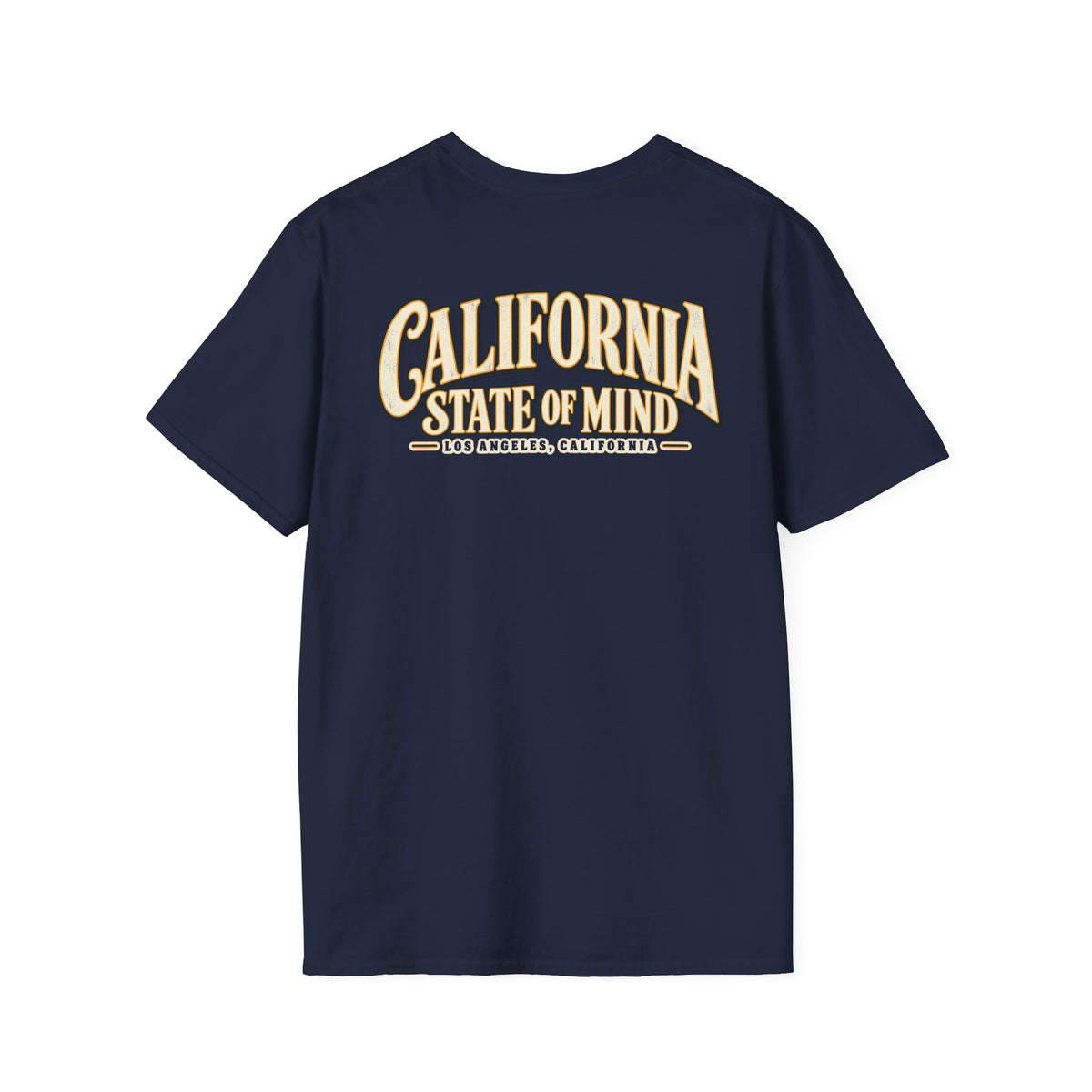 California State of Mind Los Angeles Unisex Softstyle Graphic Tee