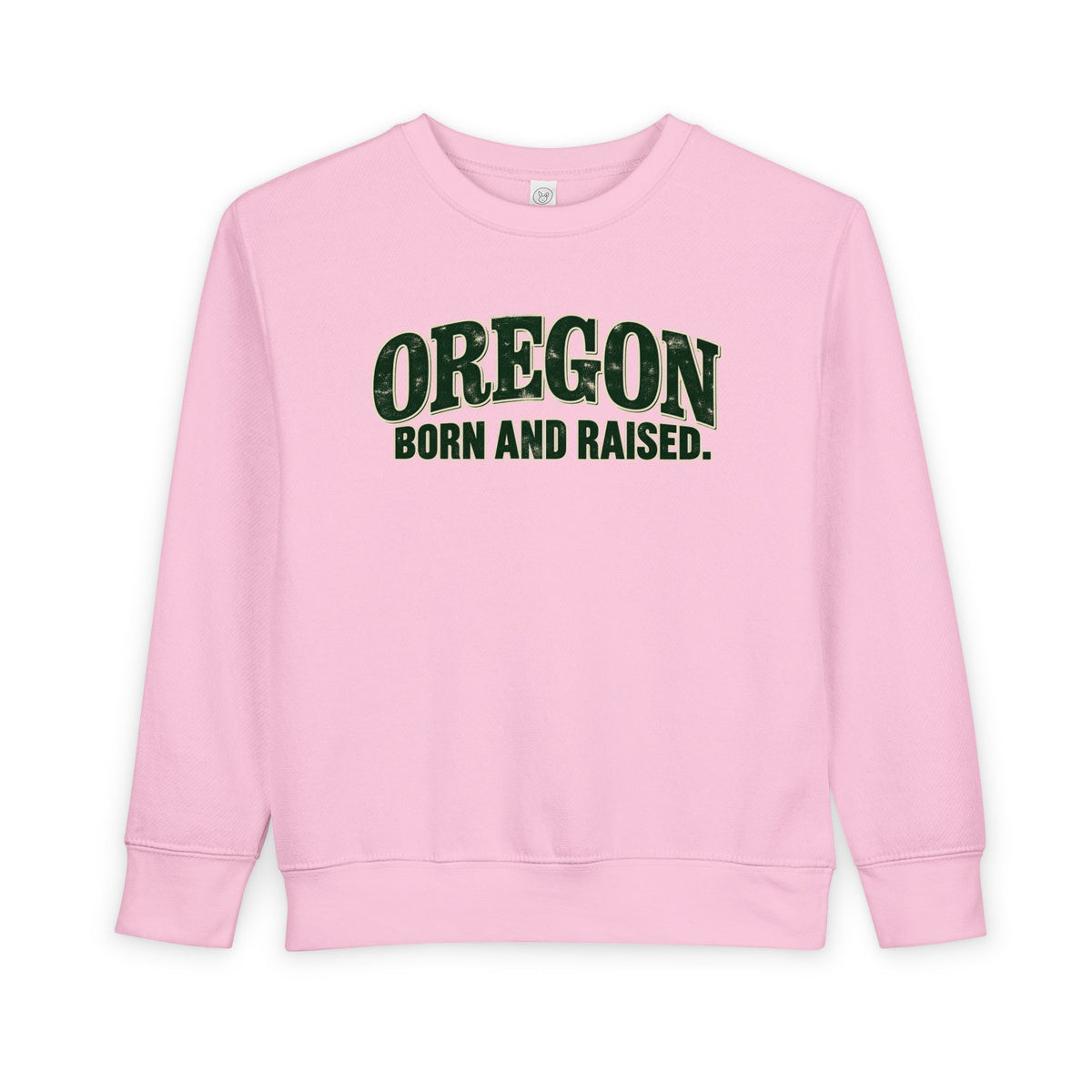Oregon Born and Raised Classic Souvenir Unisex Toddler Sweatshirt