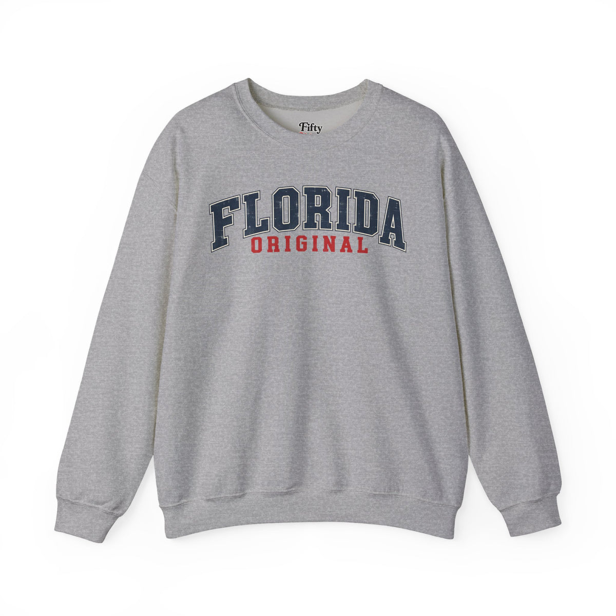 Florida Original Unisex Crewneck Sweatshirt State Name Graphic