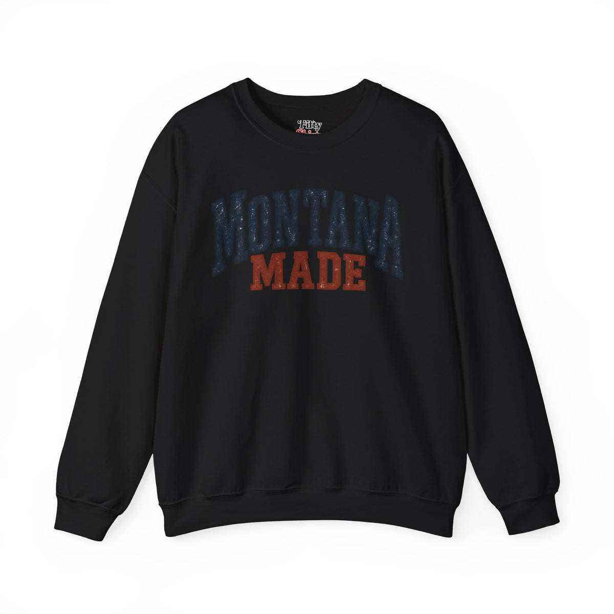 Montana Made Unisex Crewneck Sweatshirt State Name Graphic