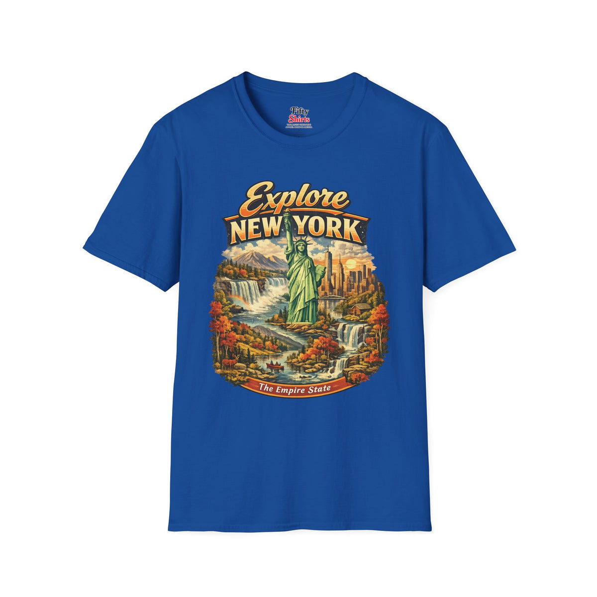 Explore New York Unisex Softstyle T Shirt State Pride Graphic Tee Collections FS03