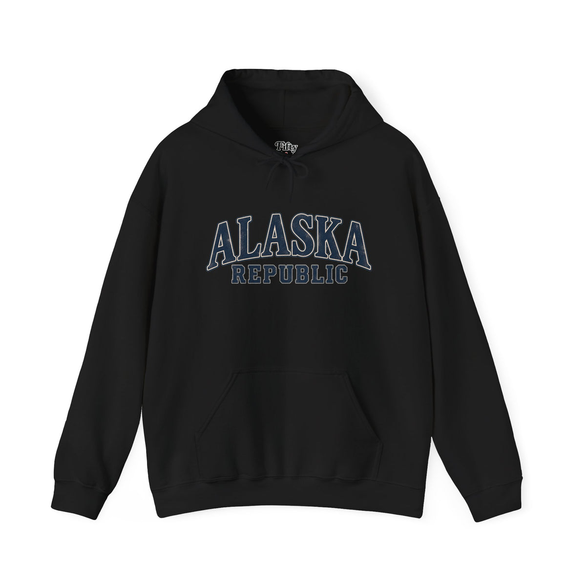 Alaska Republic Unisex Hoodie State Name Graphic