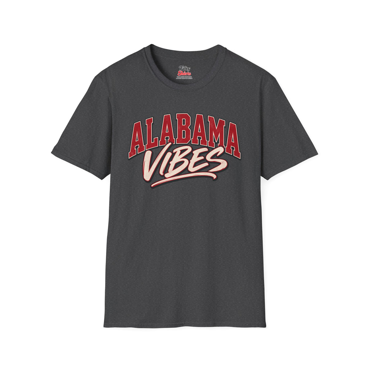 Alabama Vibes Unisex Softstyle T Shirt State Name Graphic Tee