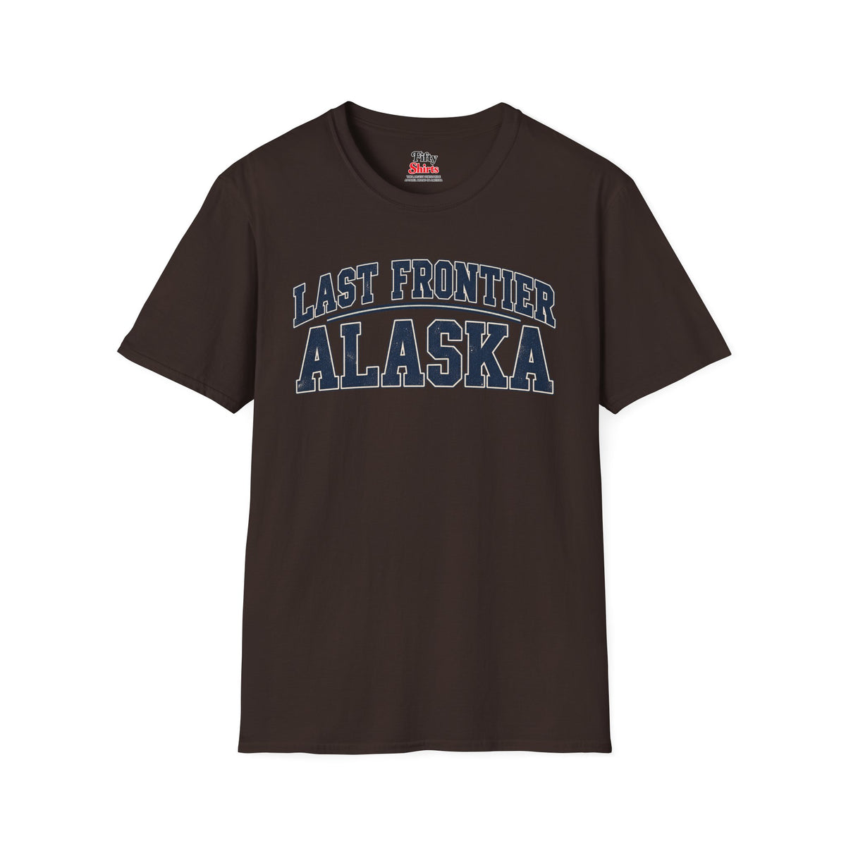 Last Frontier Alaska Unisex Softstyle T Shirt State Name Graphic Tee