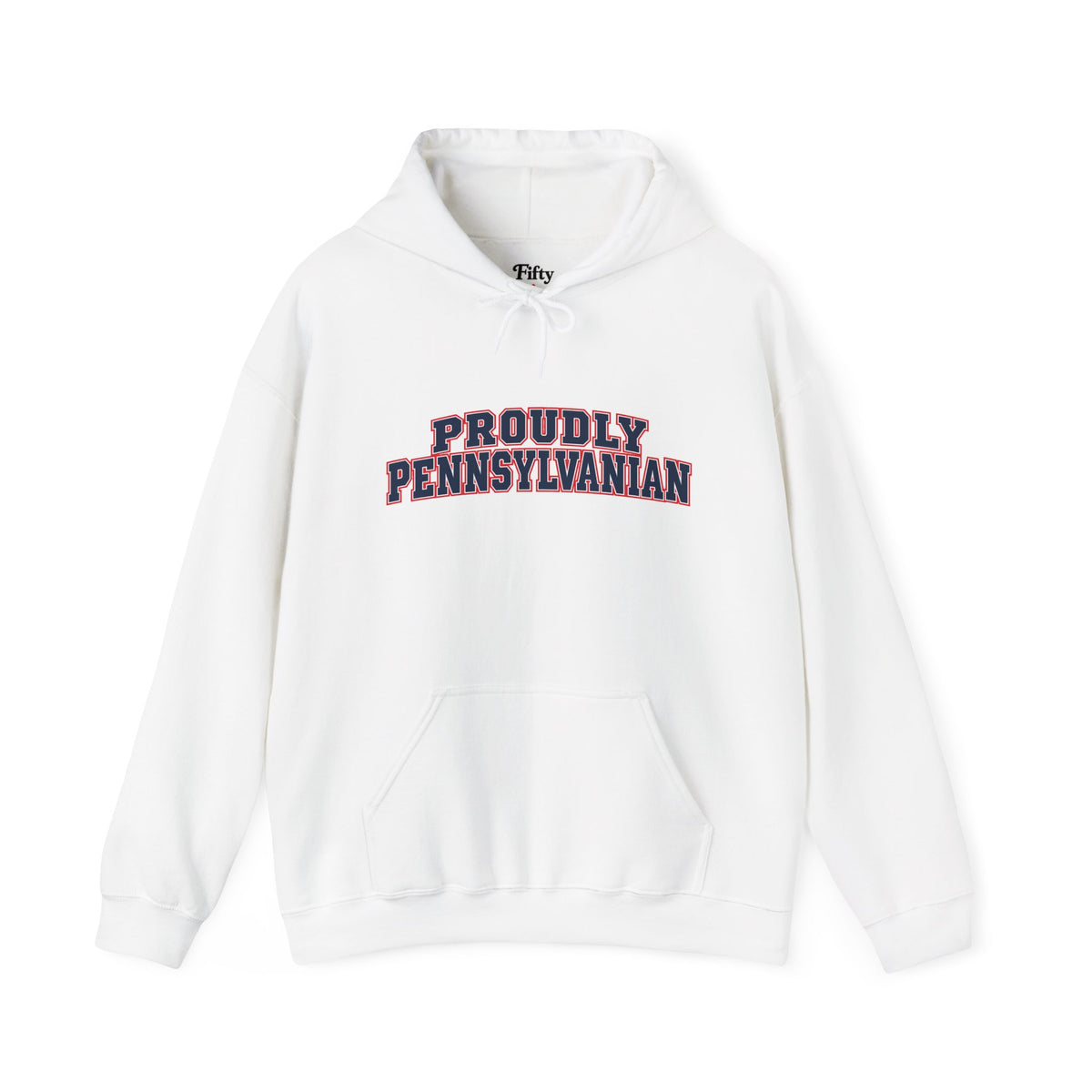 Proudly Pennsylvanian Pennsylvania Unisex Hoodie State Name Graphic