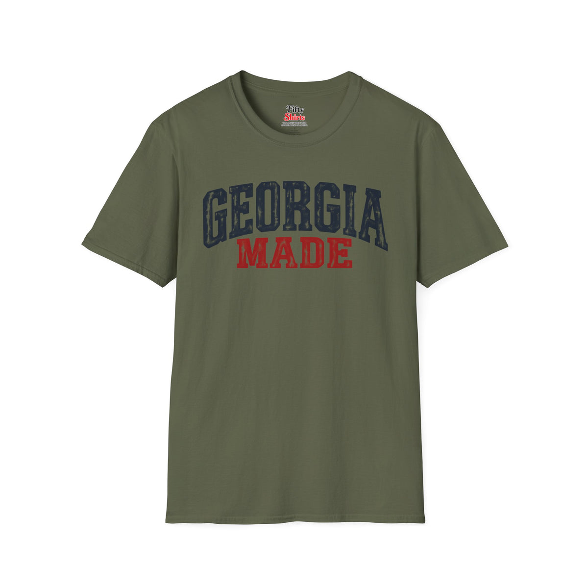 Georgia Made Unisex Softstyle T Shirt State Name Graphic Tee
