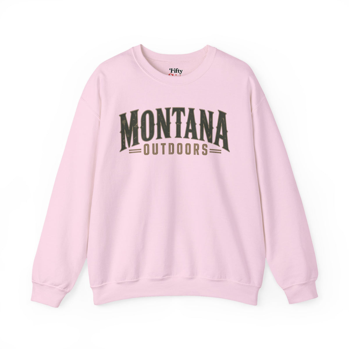 Montana Outdoors Unisex Crewneck Sweatshirt State Name Graphic