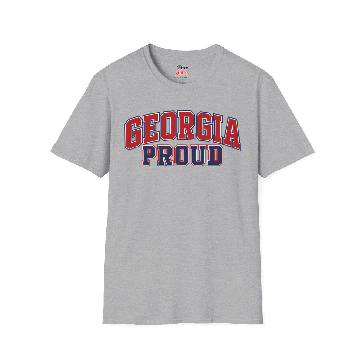 Georgia Proud Unisex Softstyle T Shirt State Name Graphic Tee
