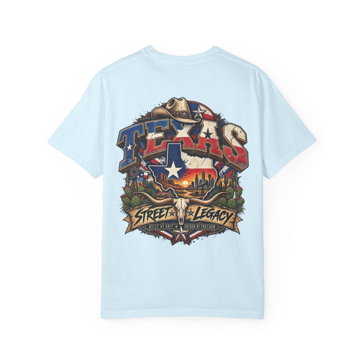 Texas Street Legacy Unisex Comfort Color 1717 Streetwear Graphic Tee