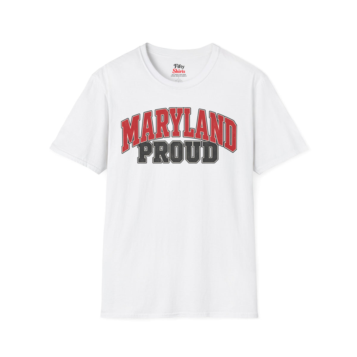 Maryland Proud Unisex Softstyle T Shirt State Name Graphic Tee