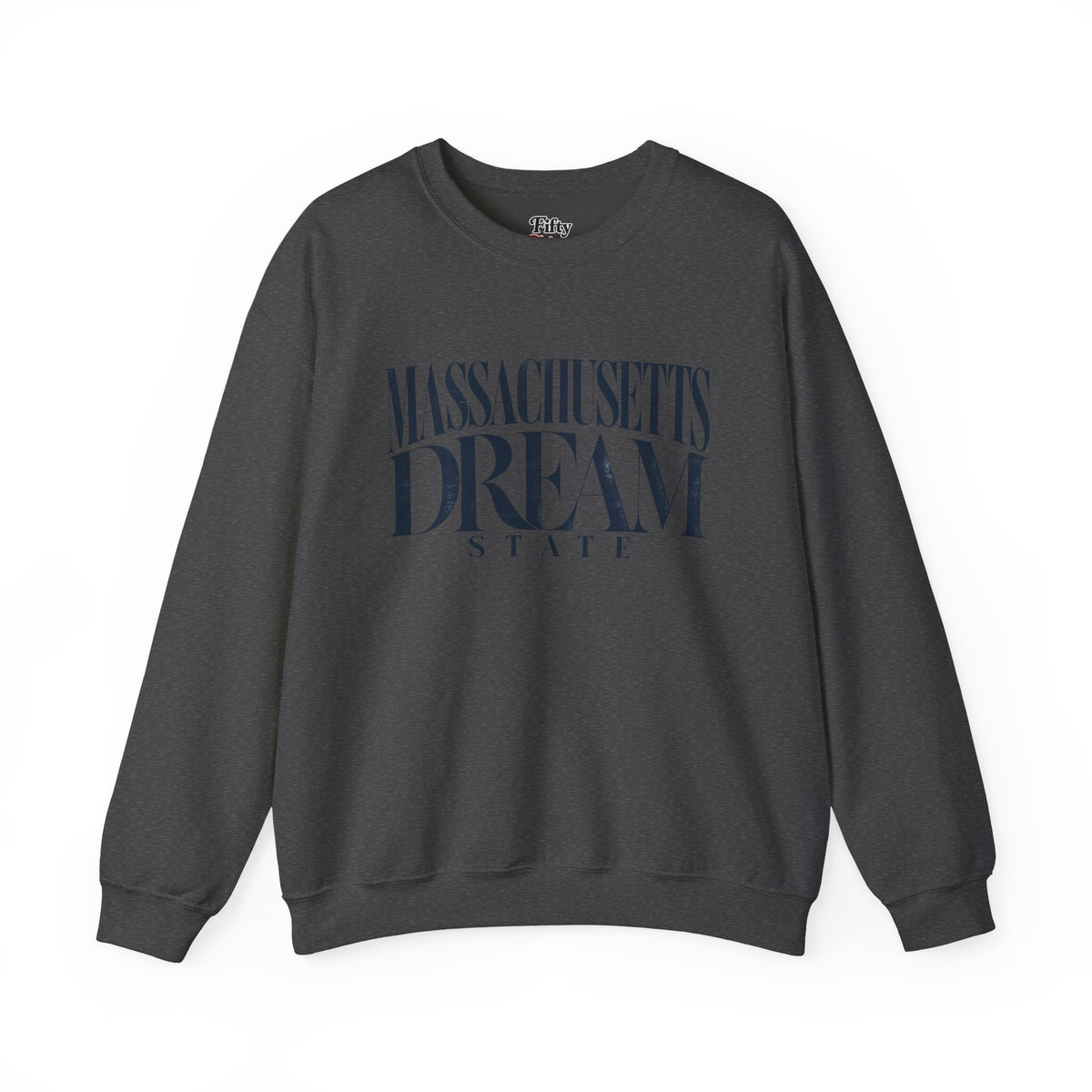 Massachusetts Dream State Unisex Crewneck Sweatshirt State Name Graphic