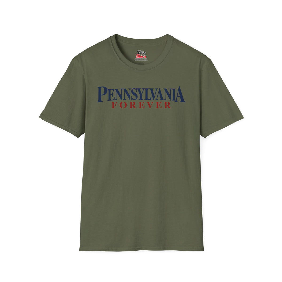Pennsylvania Forever Unisex Softstyle T Shirt State Name Graphic Tee