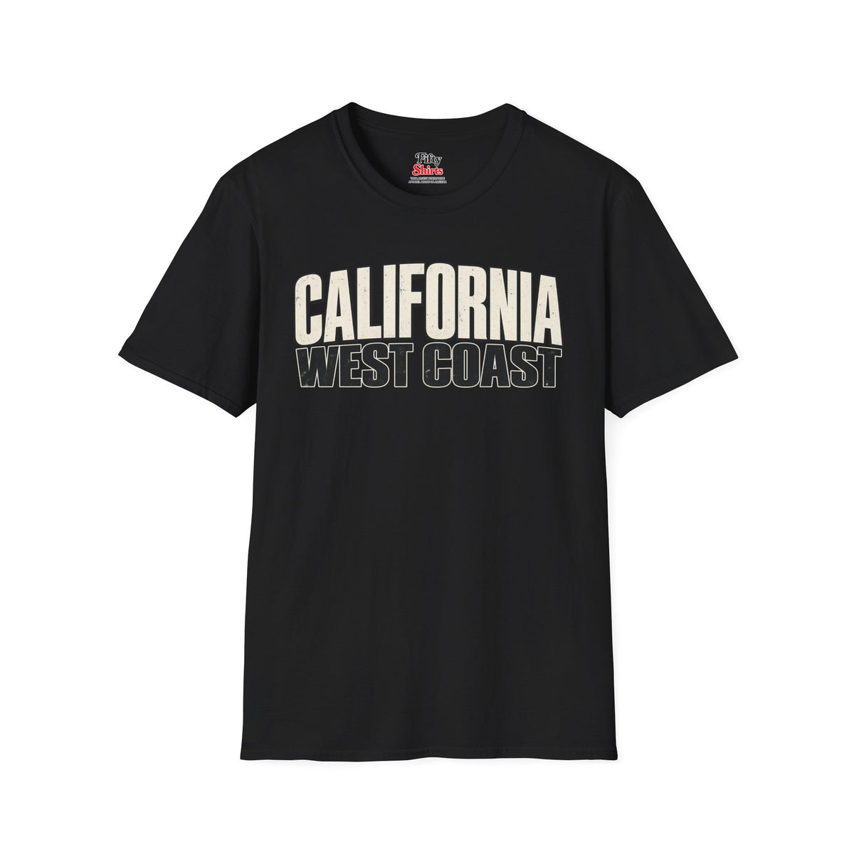 California West Coast Unisex Softstyle T Shirt State Name Graphic Tee