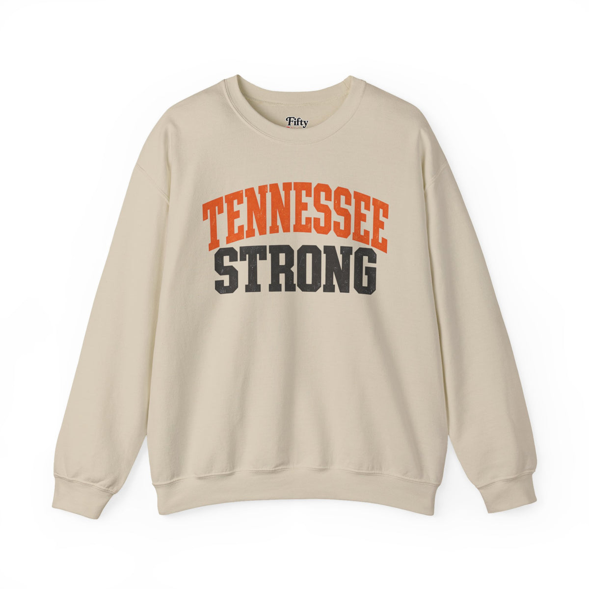 Tennessee Strong Unisex Crewneck Sweatshirt State Name Graphic