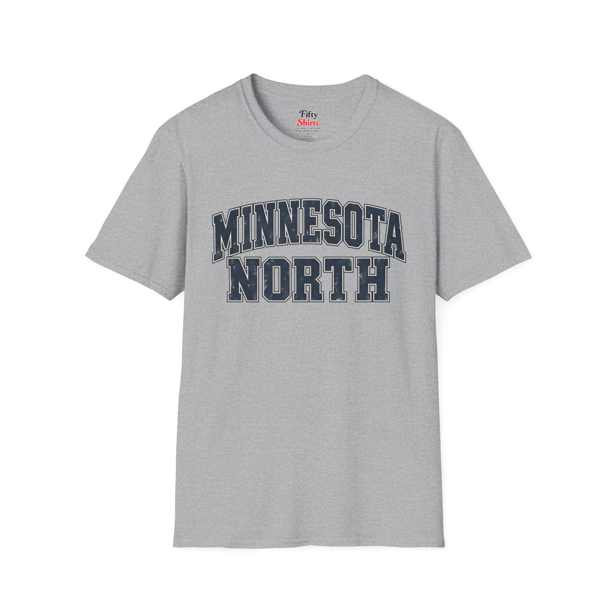 Minnesota North Unisex Softstyle T Shirt State Name Graphic Tee