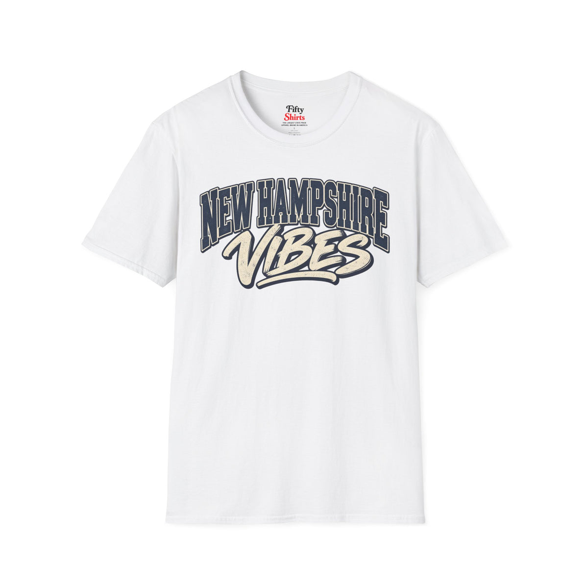 New Hampshire Vibes Unisex Softstyle T Shirt State Name Graphic Tee