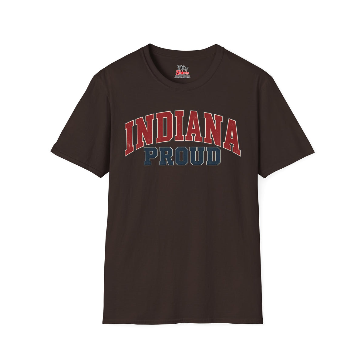 Indiana Proud Unisex Softstyle T Shirt State Name Graphic Tee