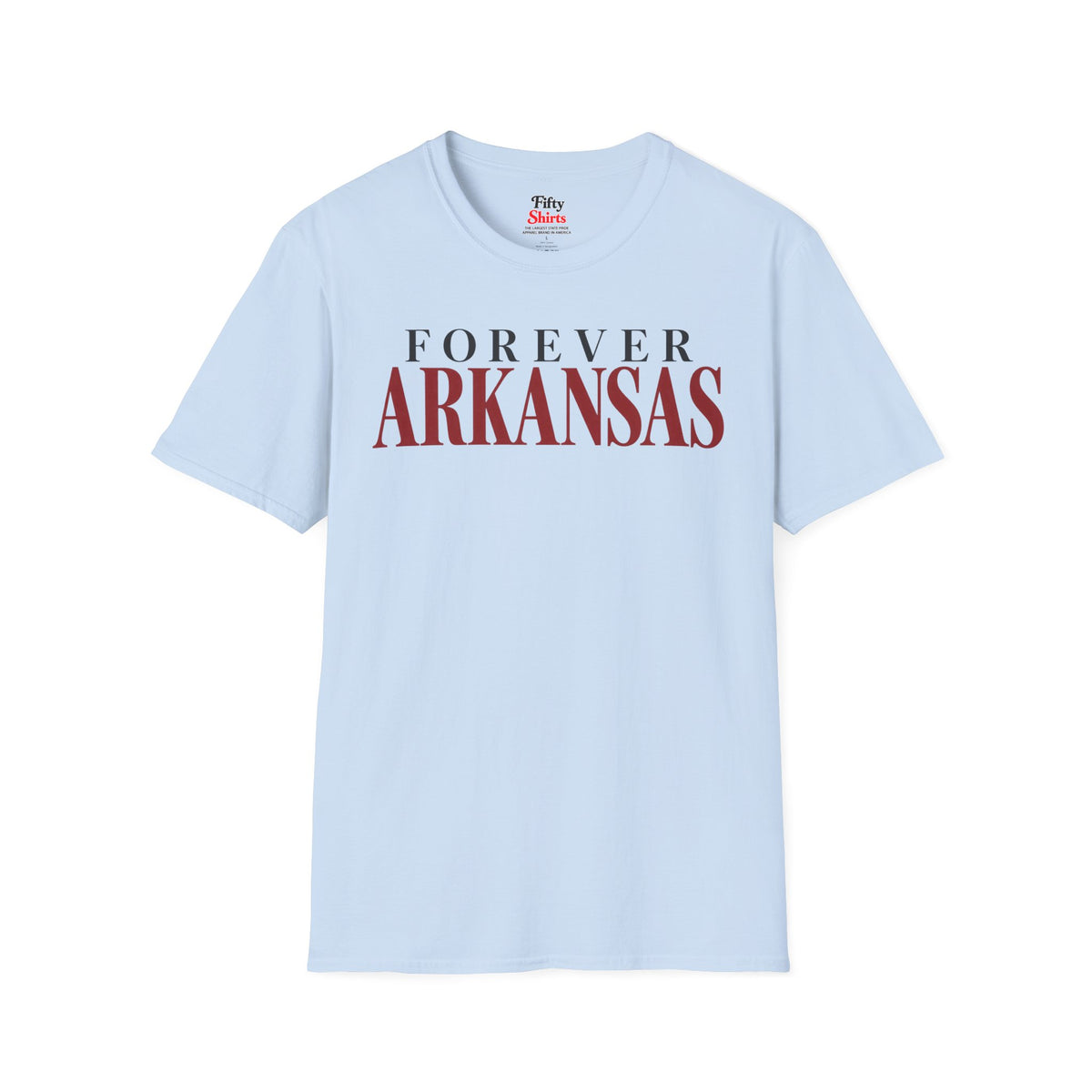 Forever Arkansas Unisex Softstyle T Shirt State Name Graphic Tee