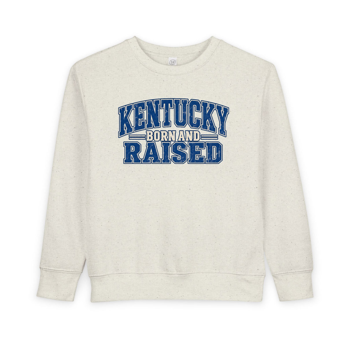 Kentucky Born and Raised Bluegrass Unisex Toddler Sweatshirt