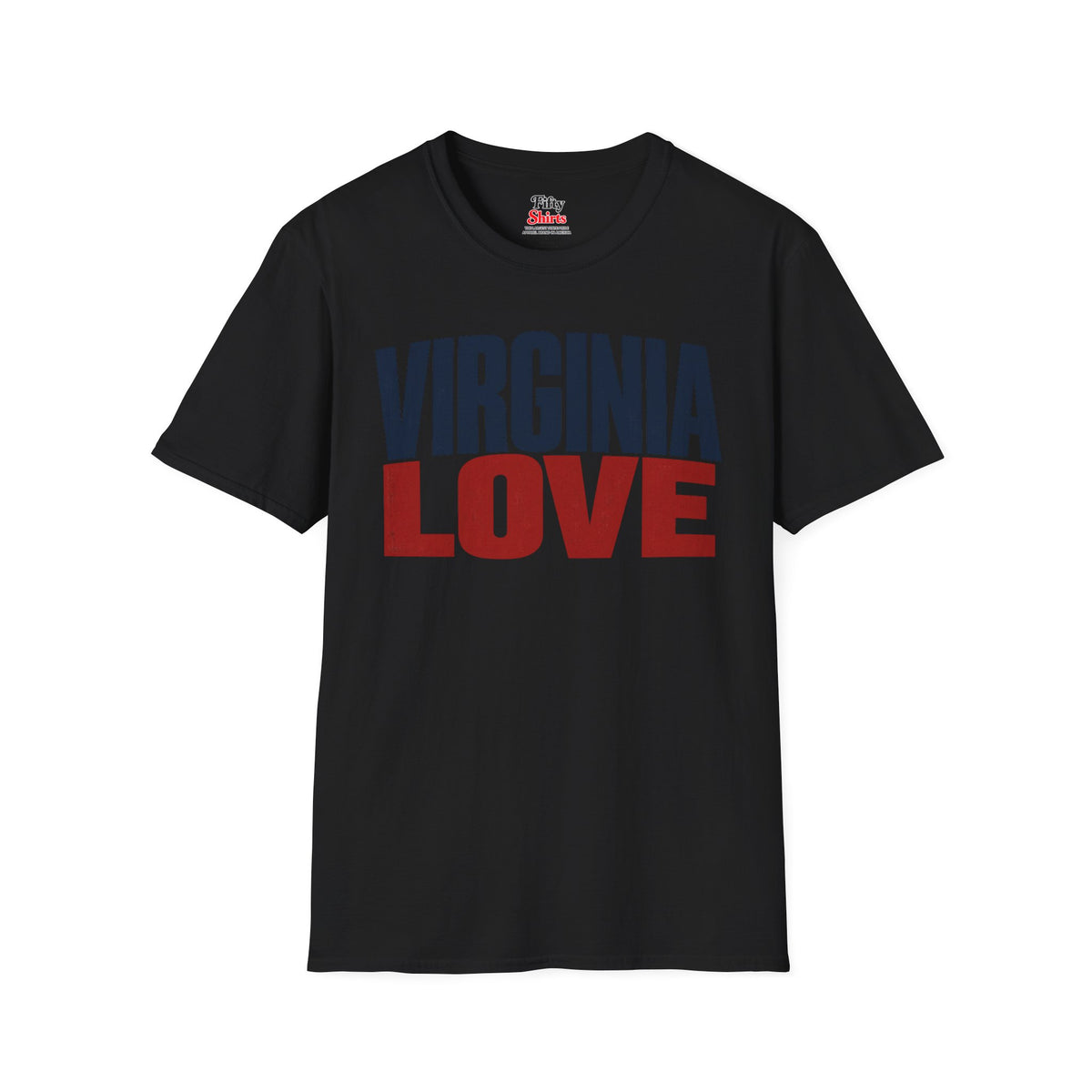 Virginia Love Unisex Softstyle T Shirt State Name Graphic Tee