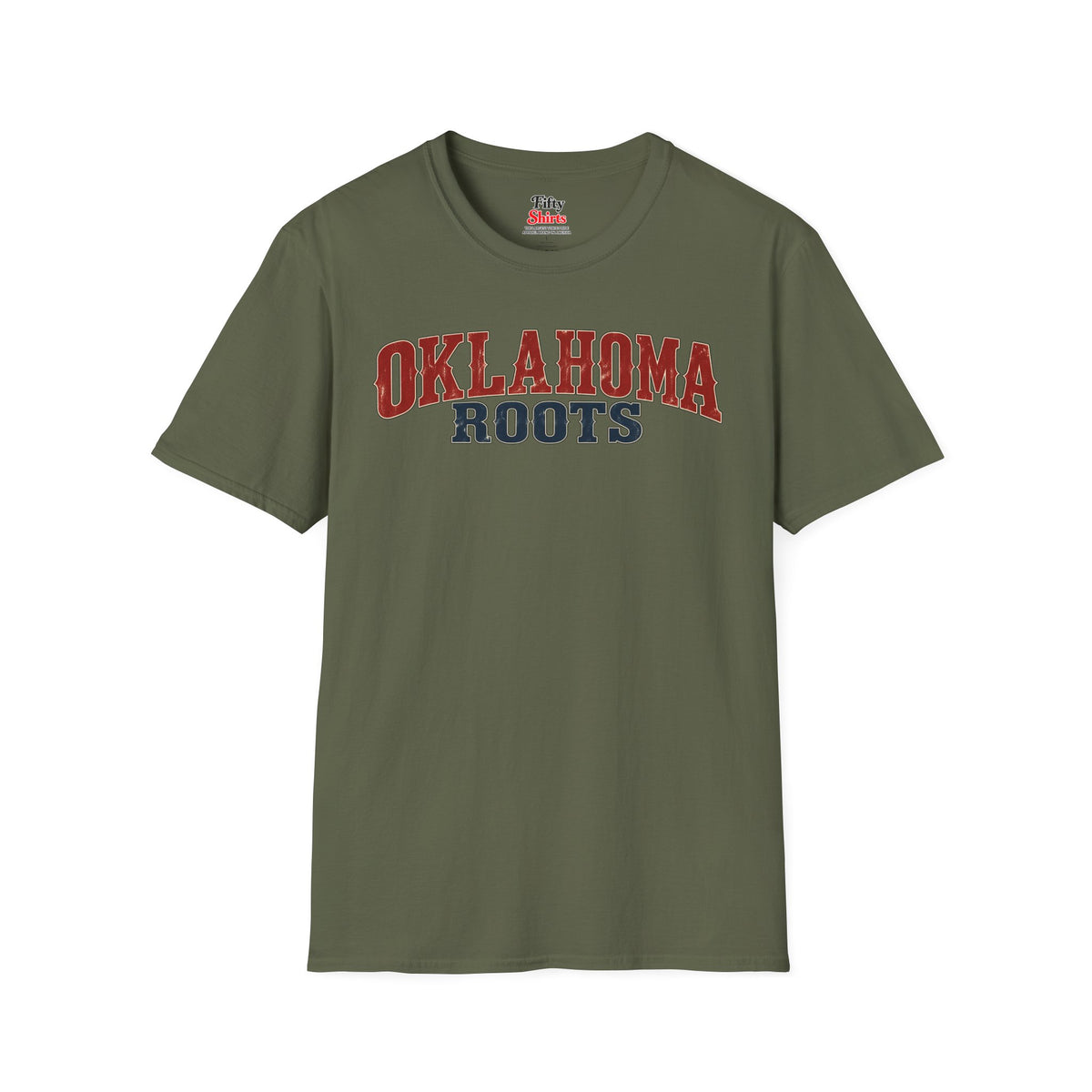 Oklahoma Roots Unisex Softstyle T Shirt State Name Graphic Tee
