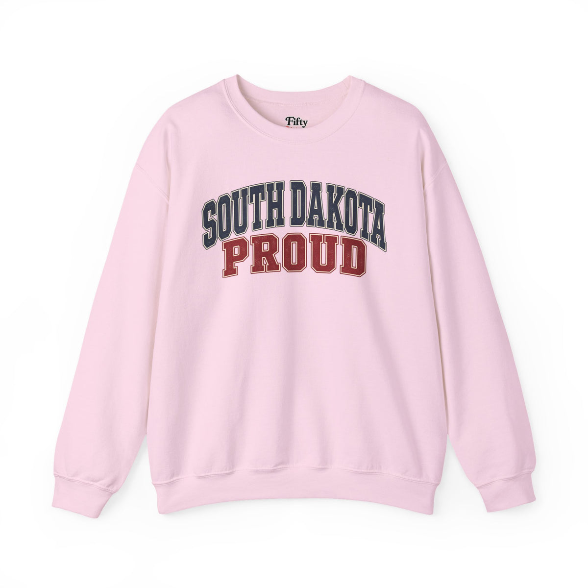 South Dakota Proud Unisex Crewneck Sweatshirt State Name Graphic