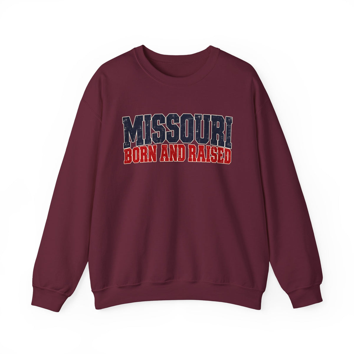 Missouri Born and Raised Rugged Workwear Unisex Sweatshirt Graphic