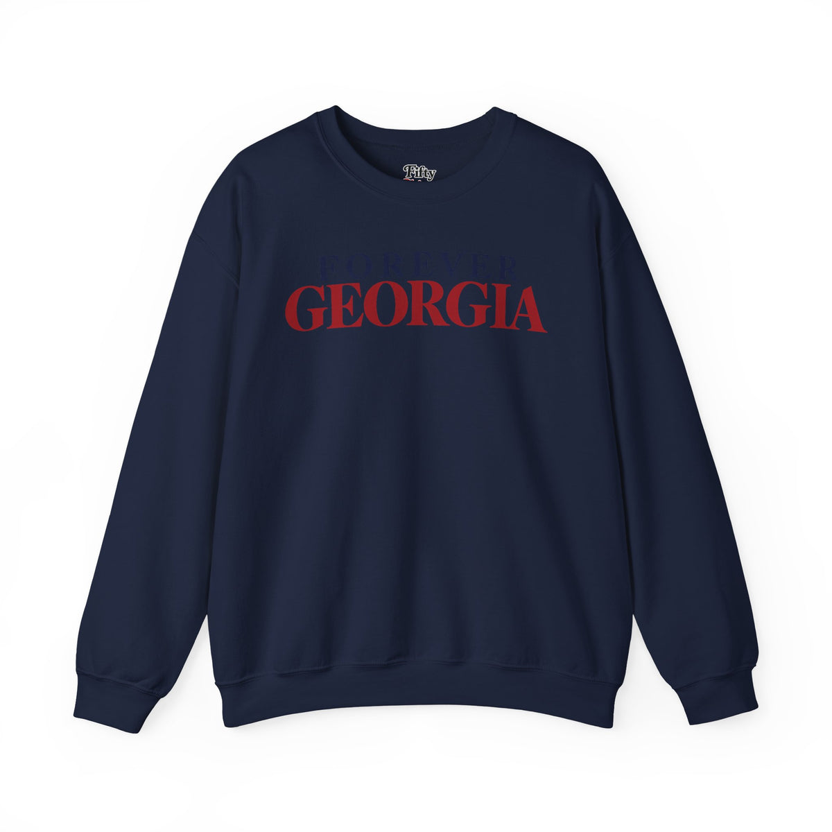 Forever Georgia Unisex Crewneck Sweatshirt State Name Graphic