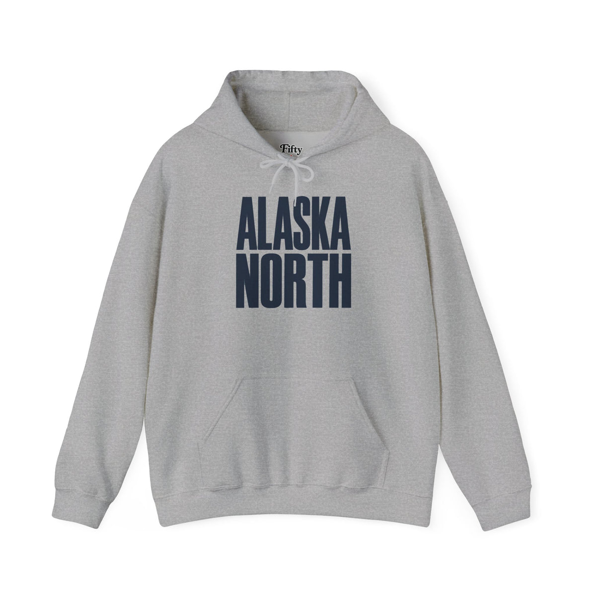 Alaska North Unisex Hoodie State Name Graphic