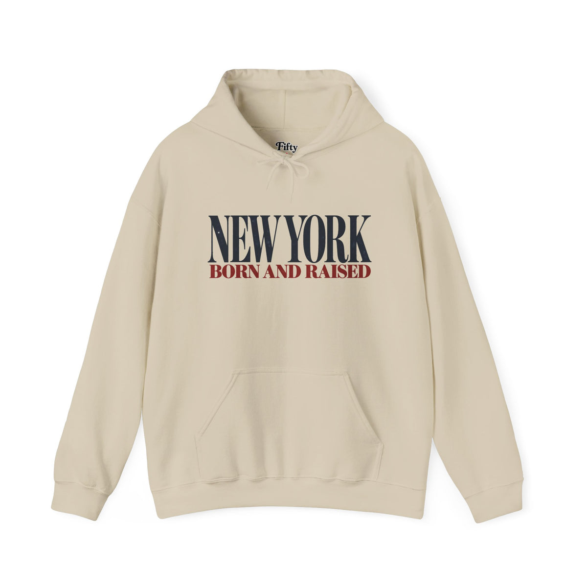 New York Born and Raised Luxury Streetwear Unisex Hoodie Graphic