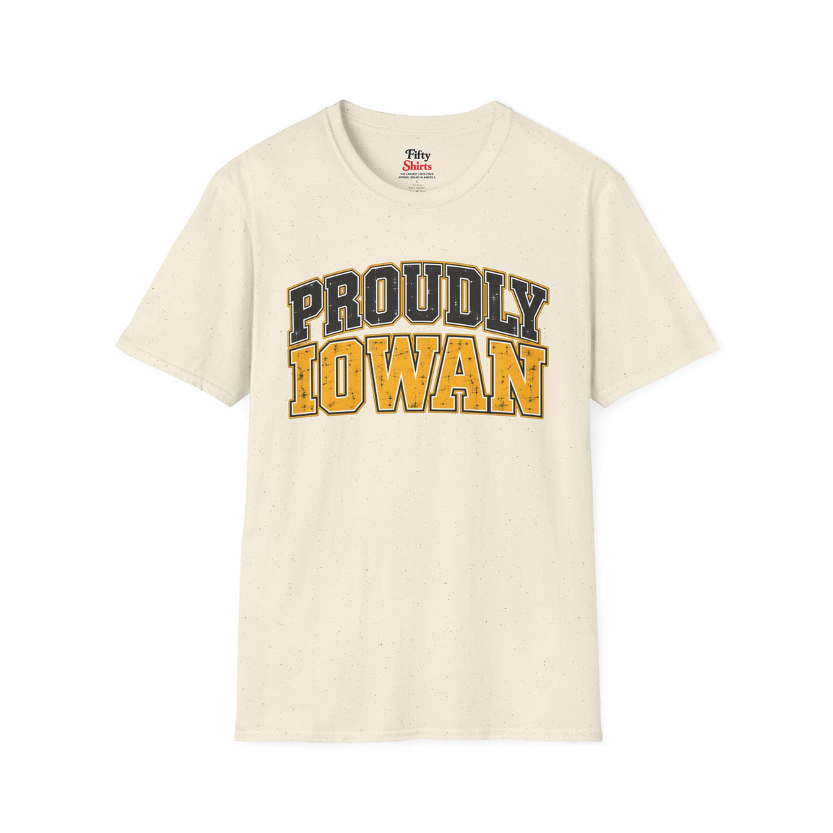 Proudly Iowan Iowa Unisex Softstyle T Shirt State Name Graphic Tee
