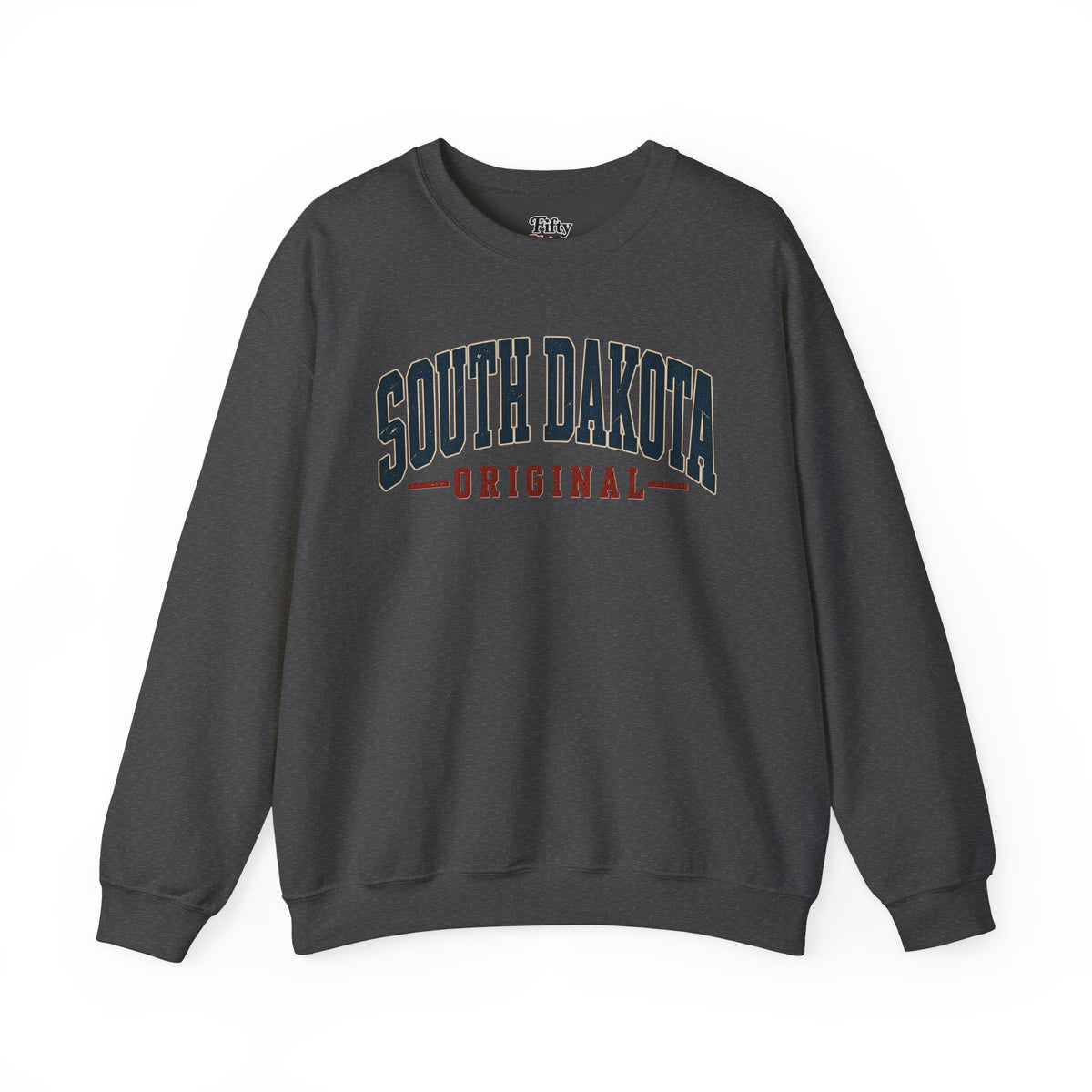 South Dakota Original Unisex Crewneck Sweatshirt State Name Graphic