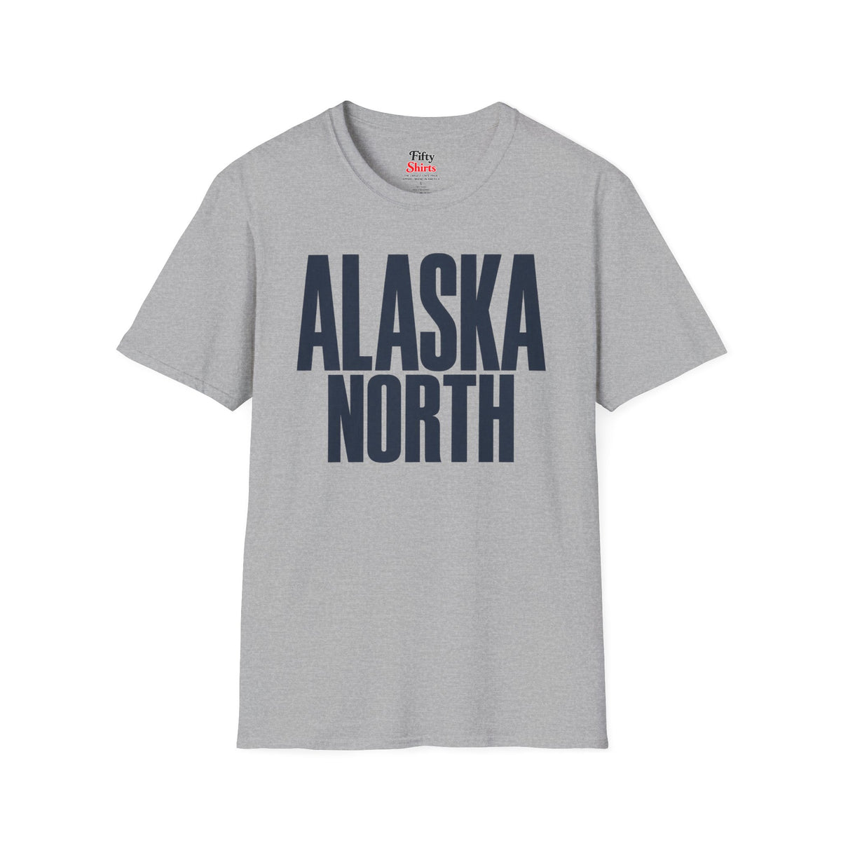 Alaska North Unisex Softstyle T Shirt State Name Graphic Tee
