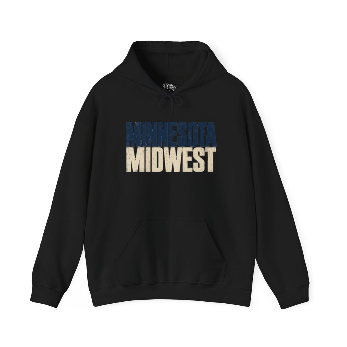 Minnesota Midwest Unisex Hoodie State Name Graphic