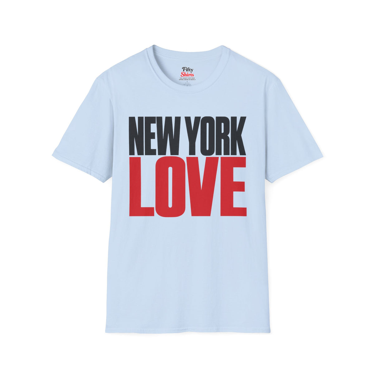 New York Love Unisex Softstyle T Shirt State Name Graphic Tee