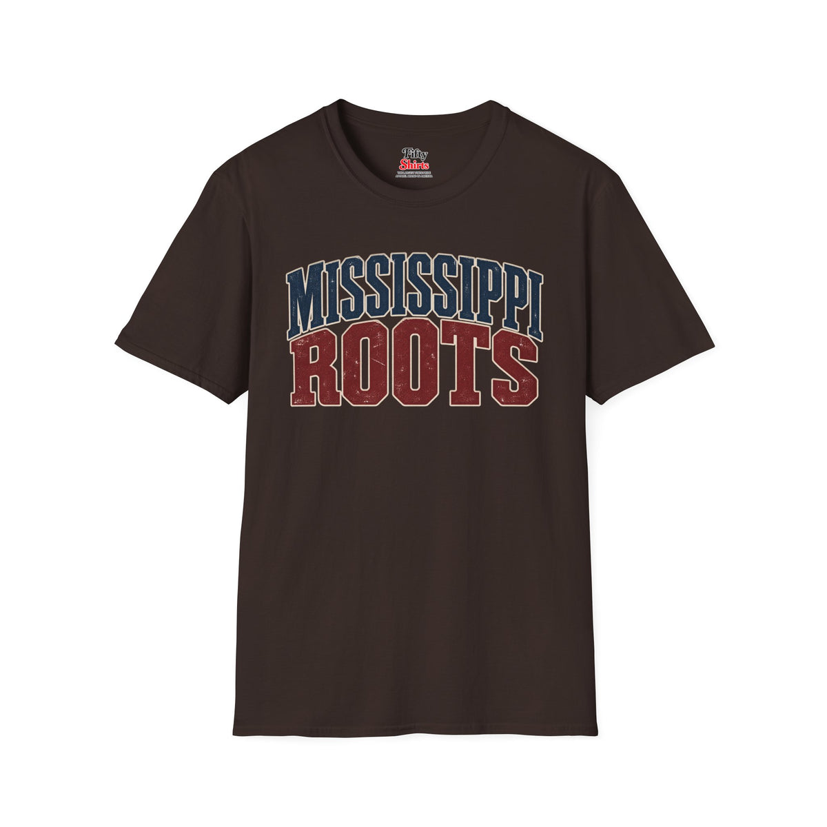 Mississippi Roots Unisex Softstyle T Shirt State Name Graphic Tee