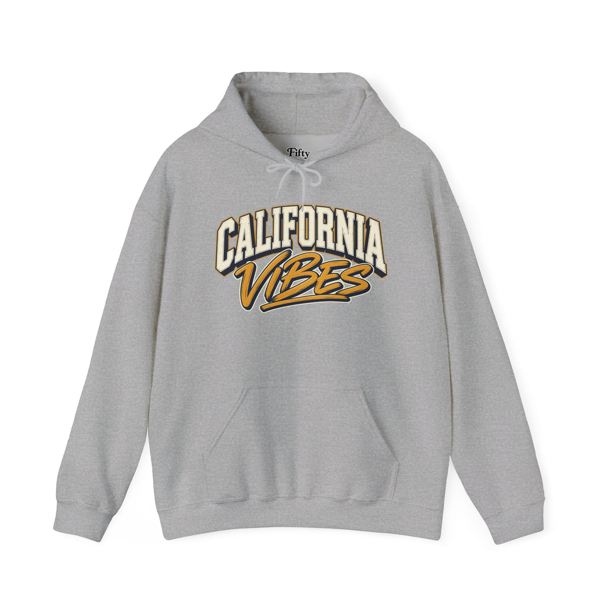 California Vibes Unisex Hoodie State Name Graphic