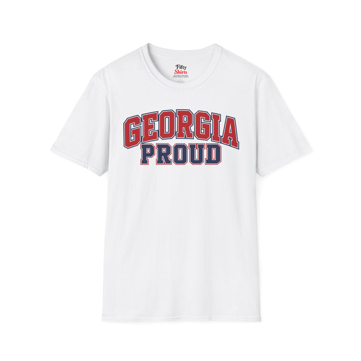 Georgia Proud Unisex Softstyle T Shirt State Name Graphic Tee