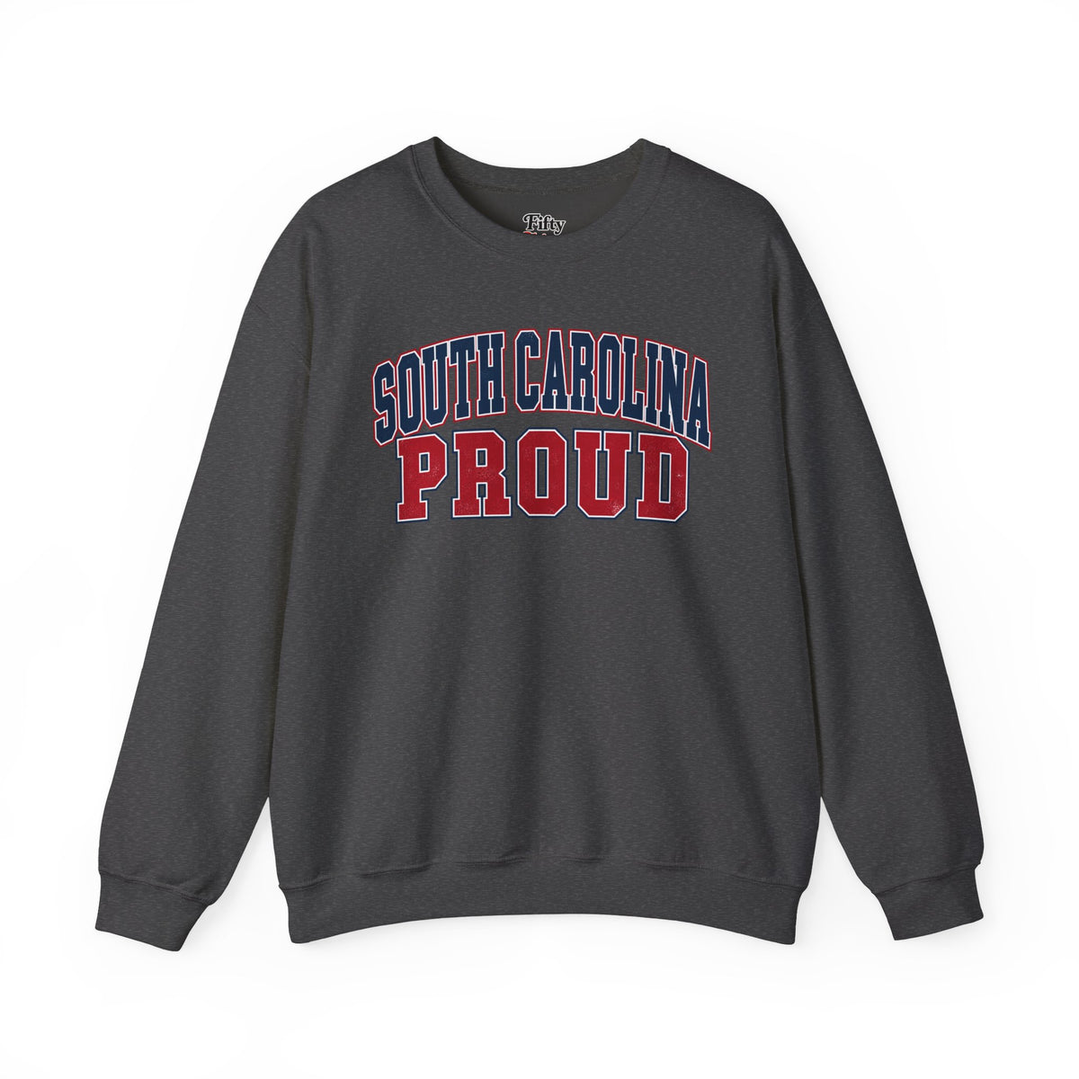 South Carolina Proud Unisex Crewneck Sweatshirt State Name Graphic