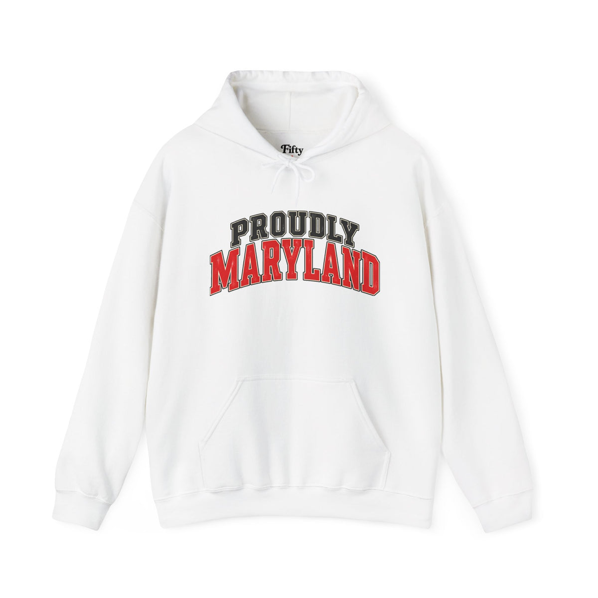 Proudly Maryland Unisex Hoodie State Name Graphic