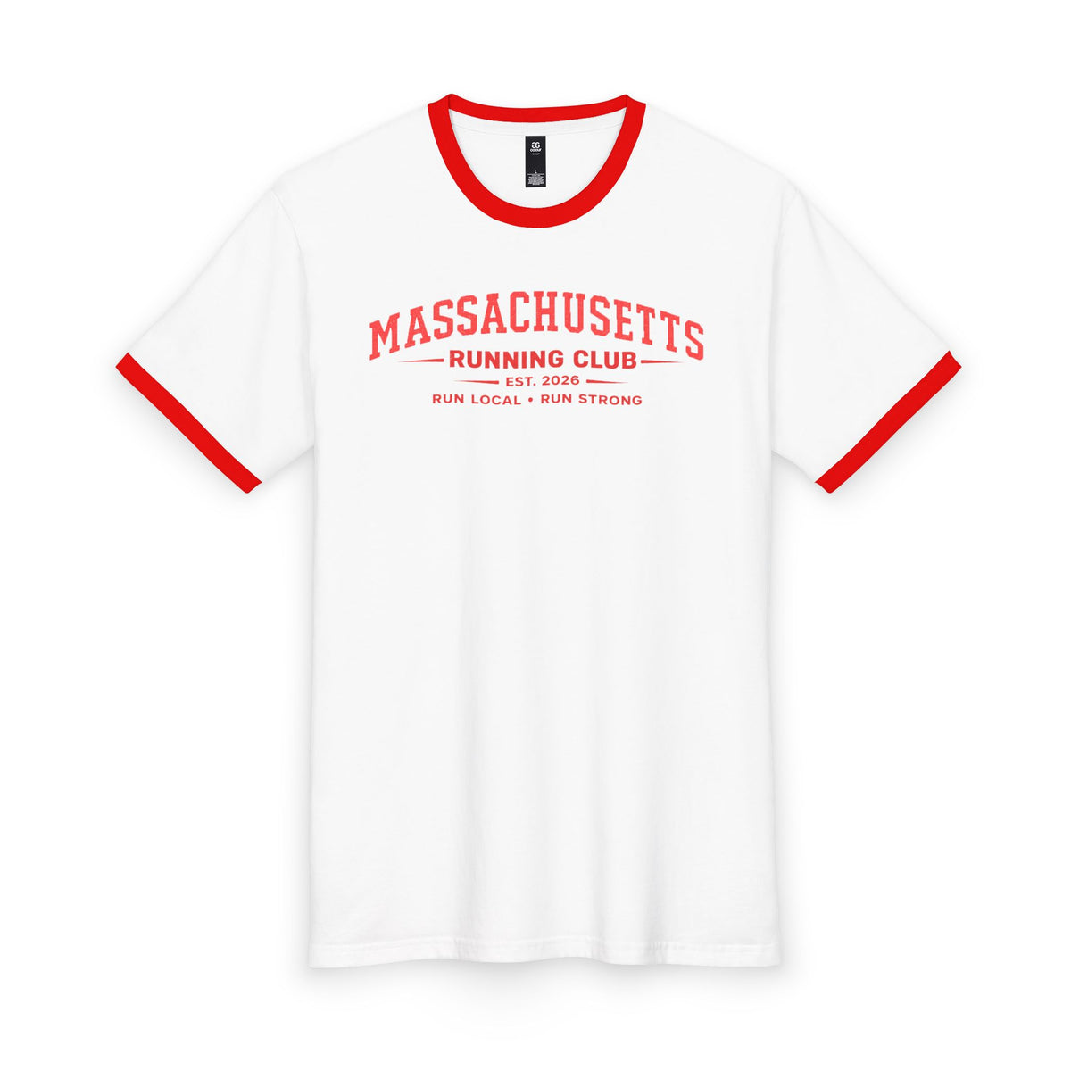 Massachusetts Running Club 2026 All State Men's Staple Ringer Tee