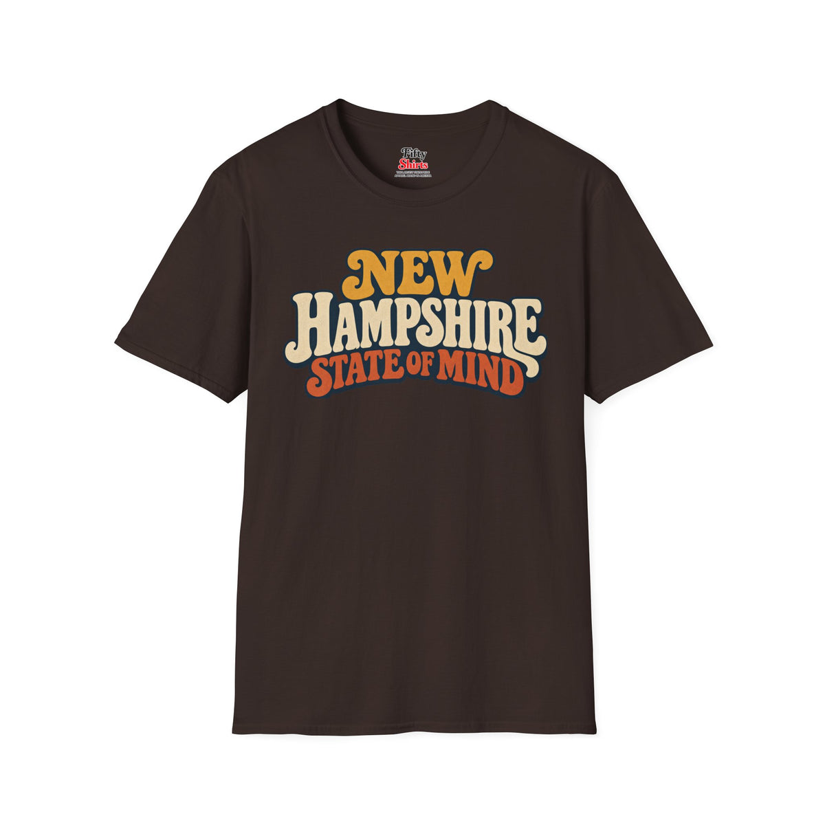 New Hampshire State of Mind Unisex Softstyle T Shirt State Name Graphic Tee
