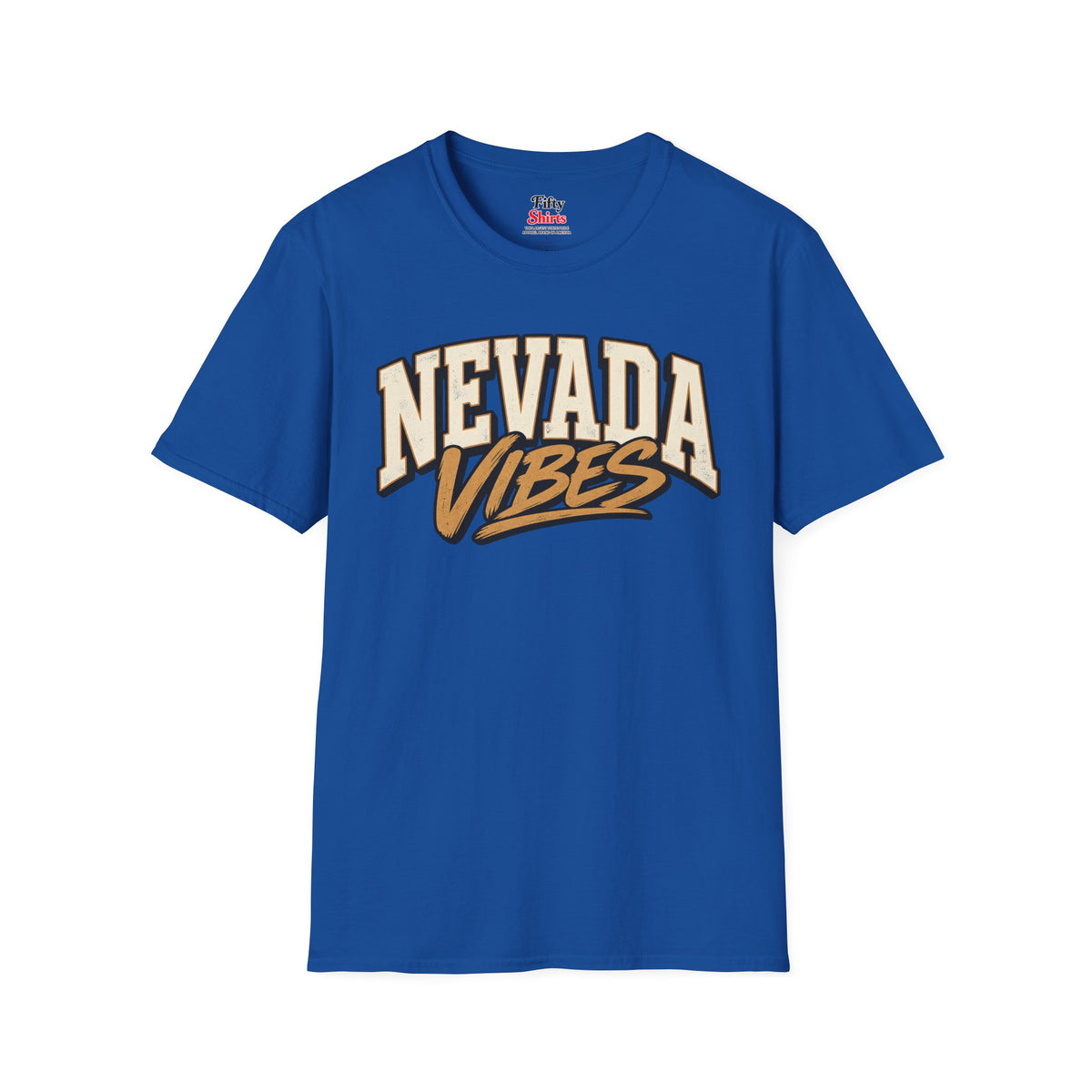 Nevada Vibes Unisex Softstyle T Shirt State Name Graphic Tee